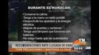 Recomendaciones ante llegada de tormenta Earl [upl. by Belcher169]