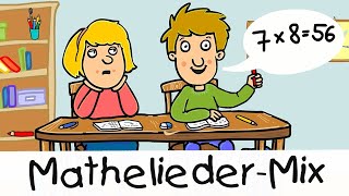 🔢 MatheliederMix zum Lernen  Kinderlieder zum Lernen [upl. by Yllier]