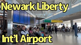 Newark Liberty Airport Terminal C Walkthrough Tour of EWR [upl. by Annunciata]