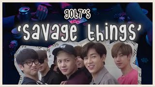 ENG SUB GOT7 quotSAVAGEquot THINGS  got7things  ho cham [upl. by Ettennyl]