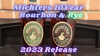 Michters 10Yr Bourbon amp Rye 2023 Review [upl. by Aveer737]