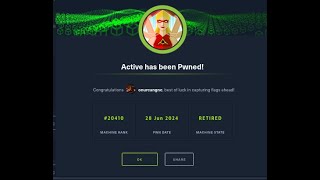 HackTheBox  Active Walkthrough [upl. by Aracal273]