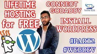 How to Get Free Web Hosting for Lifetime  Connect Godaddy to Freehosting  Install Wordpress [upl. by Yreved]