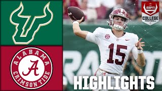 Alabama Crimson Tide vs South Florida Bulls  Full Game Highlights [upl. by Ennaed]