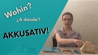 Cómo decir A DÓNDE va algo en alemán usando ACUSATIVO  explicación y práctica  AKKUSATIV VS DATIV [upl. by Amoihc]