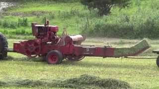 International Harvester McCormick Deering 55 T Baler Kraft Farm [upl. by Anu]