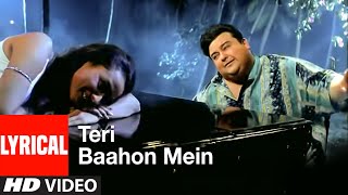 Teri Baahon Mein Lyrical Video Song  Tera Chehra  Adnan Sami Feat Namrata Shirodkar [upl. by Hcurob]