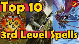 Top 10 Best 3rd Level Spells in DnD 5E [upl. by Sudnor]