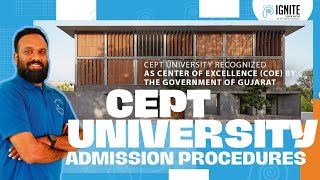 HOW TO APPLY IN CEPT UNIVERSITY ALL ABOUT CEPT ADMISSION PROCEDURE [upl. by Lenes297]