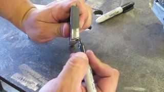 How to Bevel an Edge Using an Angle Grinder [upl. by Eiznikcm]