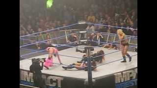 Velvet Sky v Tara v Gail Kim v brooke Tessmacher velvet sky NEW TNA KNOCKOUT CHAMPION [upl. by Miranda]