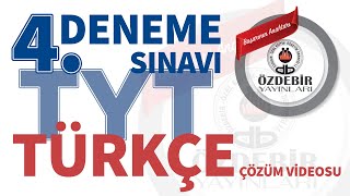 Şubat 2024  YKS 4 Deneme Sınavı TYT TÜRKÇE Çözüm Videoları [upl. by Sorac]