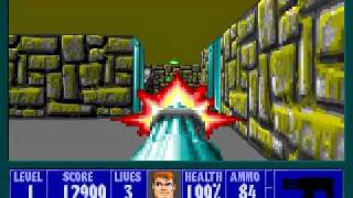 Wolfenstein 3D  Episode 2  Level 1 [upl. by Romulus]