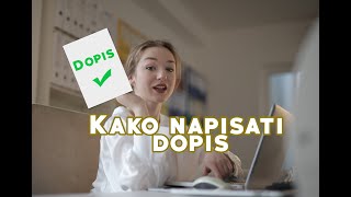 Kako napisati dopis [upl. by Liddy]