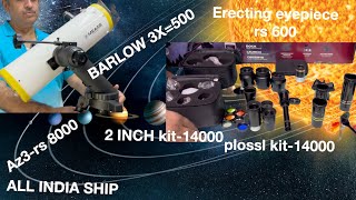 Making Telescopes powerful and Better 3x barlowaz3 mount erecting diagonaleyepieceplossl kit [upl. by Call]