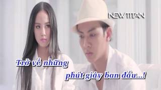 Karaoke Như những phút ban đầu Hoài Lâm Full Beat Gốc [upl. by Haeckel580]