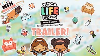 Snuggle Cubs Trailer  New Furniture Pack  Aesthetic Toca Life World  The Toca Life Sisters 🦋 [upl. by Hareehat]