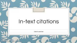 How to do intext citations Chicago AuthorDate Style [upl. by Yerrok258]