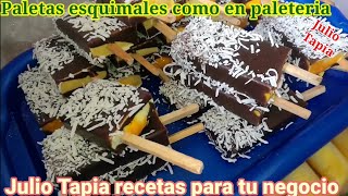 Paletas esquimales caseras para negocio como en la paleteria receta multisabores [upl. by Seldon467]