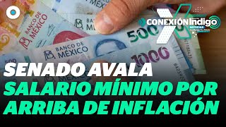 Senado aprueba la ley para que el salario mínimo aumente más que la inflación  Reporte Indigo [upl. by Russ]