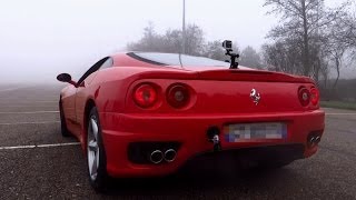 Ferrari 360 Modena TOPSPEED Exhaust test Drive AccelerationRevingsSound [upl. by Xer]