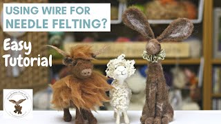 Needle Felting For Beginners Tutorial  Let Me Guide You Into The Wonderful World Of Felting [upl. by Keryt]