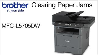 Clearing paper jam errors – MFCL5705DW [upl. by Bronder]