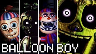 Evolution of Balloon Boy in FNAF 20142018 [upl. by Oinimreh410]