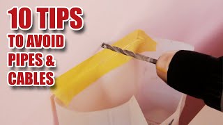 10 TIPS to avoid Pipes and Cables in Walls [upl. by Elehcir]