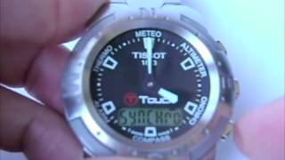 How to synchronize hands of original Tissot T Touch [upl. by Sarajane]