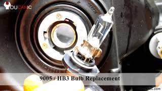 9005 HB3 Light Bulb Replacement [upl. by Yrok]