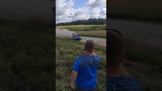 Elfyn Evans Rally Latvia 2024 SS18 lvrally rally latvia wrc toyotagazooracing [upl. by Esorbma]