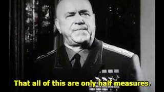 Soviet Marshal Georgy Zhukov talks about Stalin during the Battle of Stalingrad ENG SUB [upl. by Gladwin505]