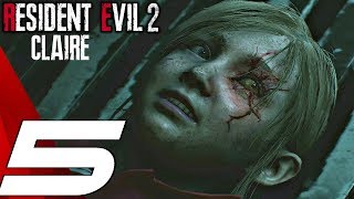 Resident Evil 2 Remake  Claire Walkthrough Part 5  Underground Lab Hardcore Mode [upl. by Anniken]