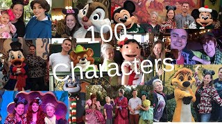 100 Disney Characters ONE HUNDRED of the BEST Characters you can meet at Disney [upl. by Neyu]