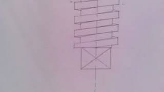 how to draw external square screw thread N2 in 2021 [upl. by Kevina431]