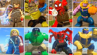 Evolution of Characters in LEGO Marvel Videogames [upl. by Adham335]