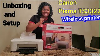 Canon Wireless Printer Review  Canon pixma TS3322 series wireless printer setup [upl. by Kynthia947]