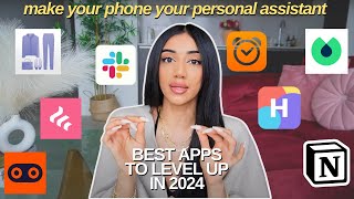 Best Productivity Apps amp Systems 2024  how I organise my whole life and use my phone to LEVEL UP [upl. by Dnalevelc]