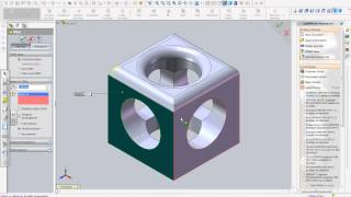 Solidworks Lesson 3 Rounding Corners [upl. by Bacchus]