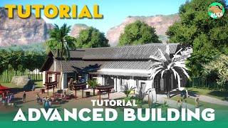 Advanced Building Tutorial  Planet Zoo Tutorial [upl. by Ecinert978]