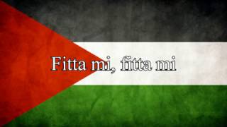 Palestinas nasjonalsang Fitta mi [upl. by Airahcaz]