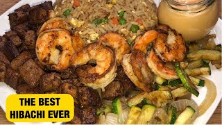 Steak and Shrimp Hibachi by Chef Bae [upl. by Lipcombe]