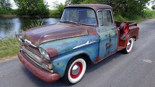 1959 Chevy Apache classic pickup truck [upl. by Anoyet297]