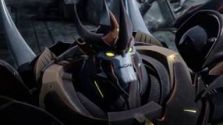 Transformers Prime Predaking vs Unicron [upl. by Erdnuaed589]