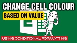 Change The Cell Colour Based On The Values Using Conditional Formatting in Microsoft Excel  2021 [upl. by Saval]