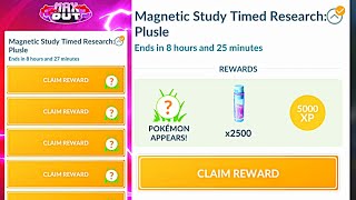 Magnetic Study Timed Research Plusle in Pokemon Go  Shiny Plusle  Pokemon Go New Event [upl. by Waller746]