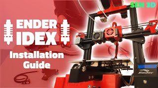 Ender 3 IDEX DIY Dual Extruder XCarriage 3D Printer Installation Kit by SEN 3D [upl. by Lletnahs510]