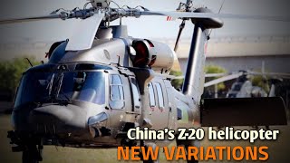 Revealed Chinas Z20 helicopter new variations for antisubmarine warfare assault [upl. by Fokos]