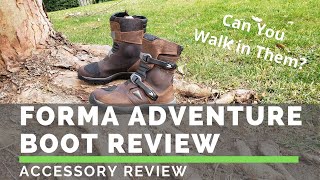 Review  Forma Adventure Motorcycling Boots [upl. by Ayom]